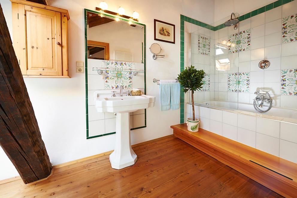 Ferienapartments Gutshof Brandis ラナ エクステリア 写真